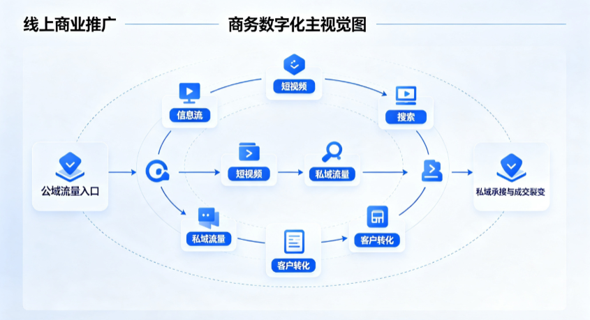 土默特左旗线上商业推广怎么做？全域流量闭环搭建与低成本转化实战指南